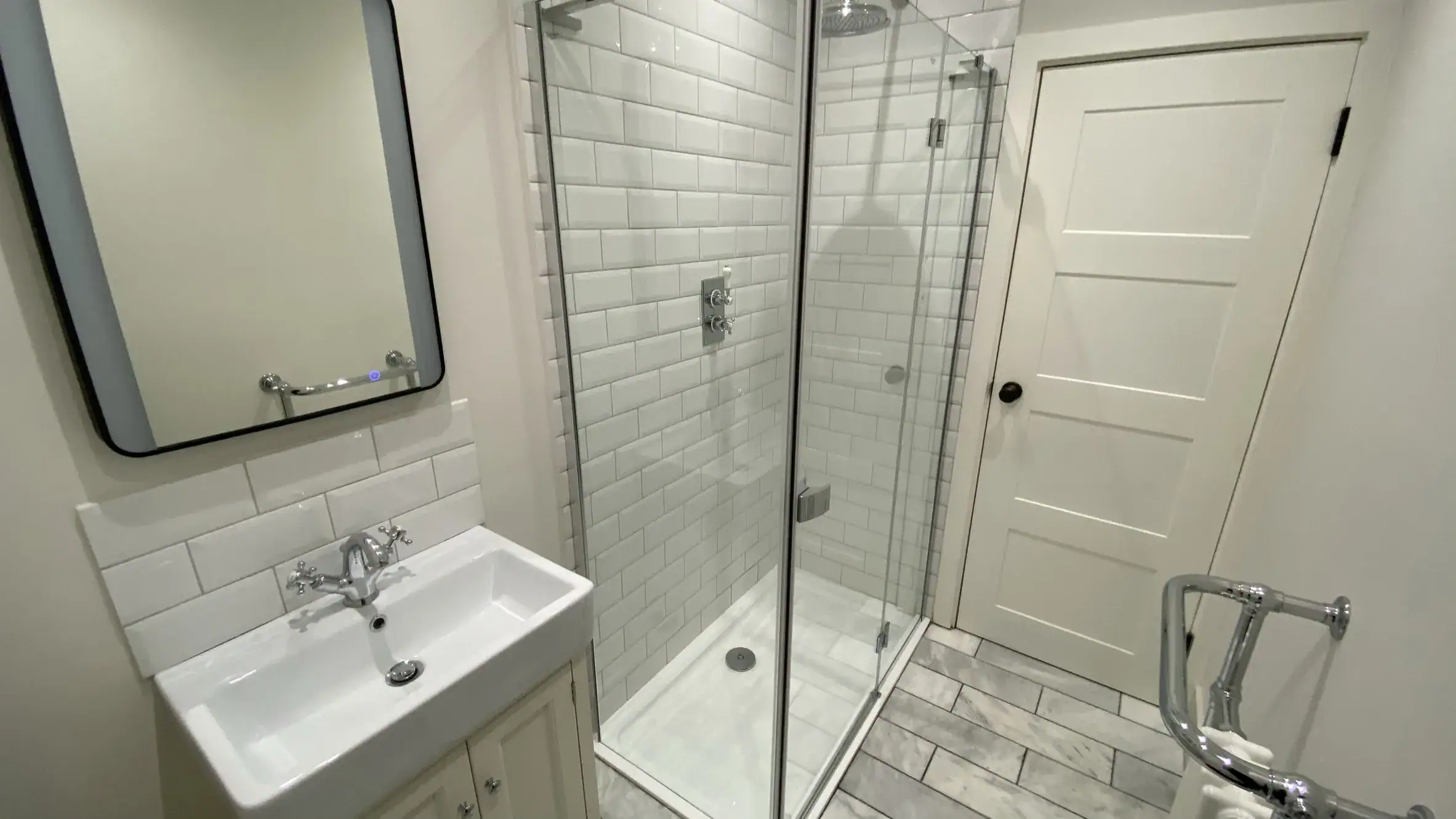 Opulent marble bathroom refurbishment Chelsea SW3 by LMDEC LTD